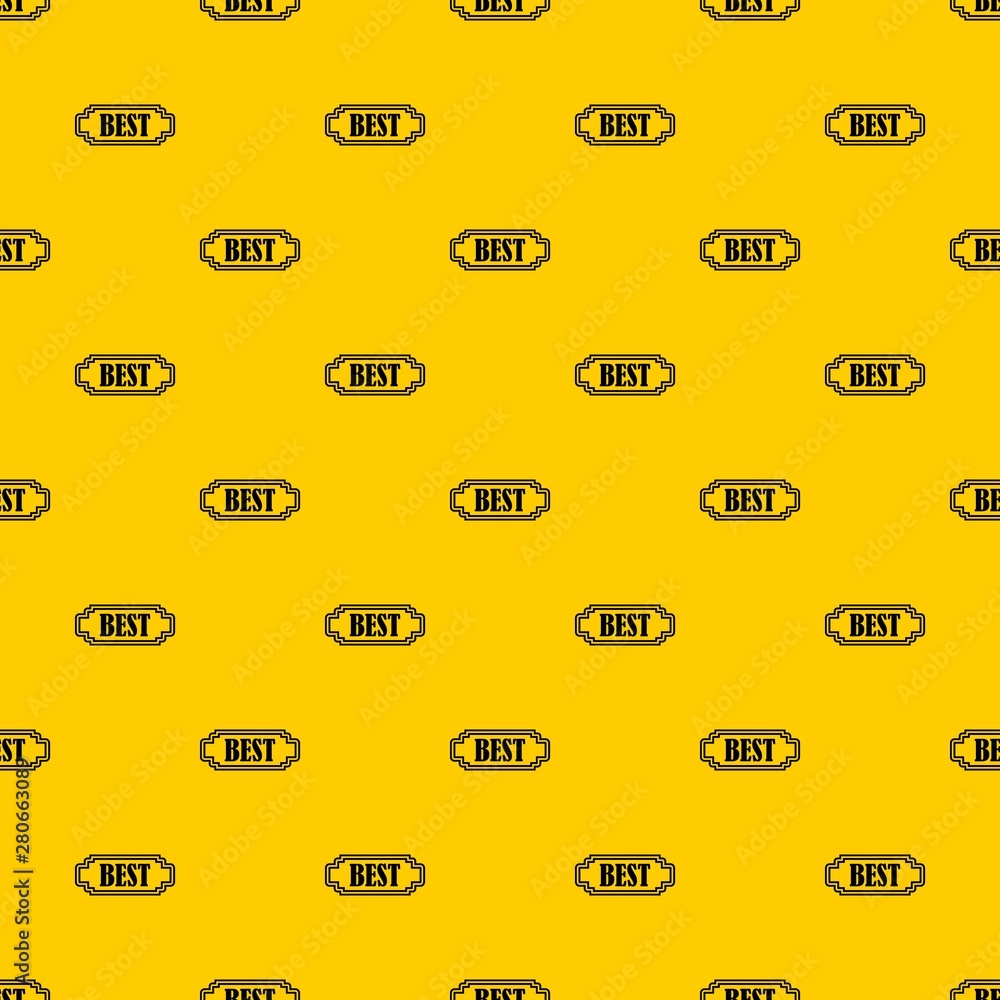 Poster best rectangle label pattern seamless vector repeat geometric yellow for any design