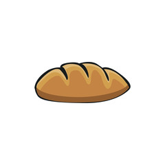 Bread, Bakery badge, logo icon modern style vector.  design elements isolated on white background 