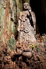 Buddah Rock Statue