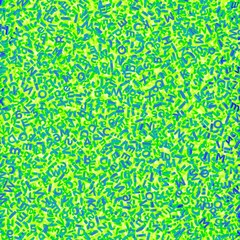 Fototapeta premium Big data concept, huge amount of blue and green letters and numbers for background texture, 3D illustration.