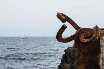 Fototapeta premium Peine del Viento San Sebastian