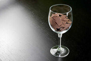 Copa ,taza de chocolate.