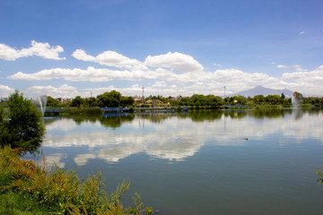 Fototapeta na wymiar Lago de puebla