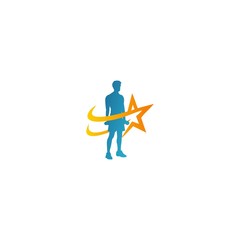 Star Workout Logo Inspirations for Exercise