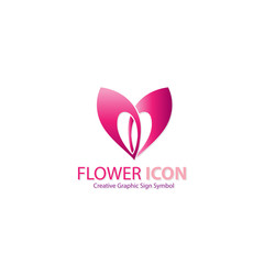 flower icon sign symbol logo graphic design