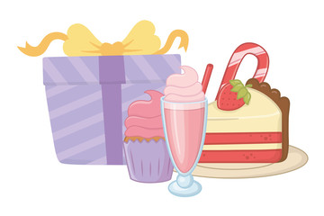 Happy birthday surprise design vector illustration