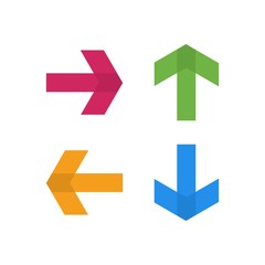 Arrow logo design vector icon template