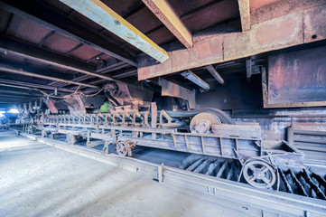 The landscape of a steelmaking plant