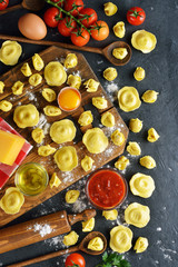 Tortellini and ravioli