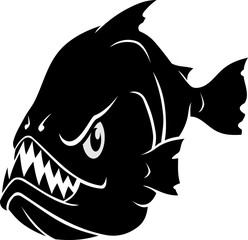 Piranha Furious Silhouette