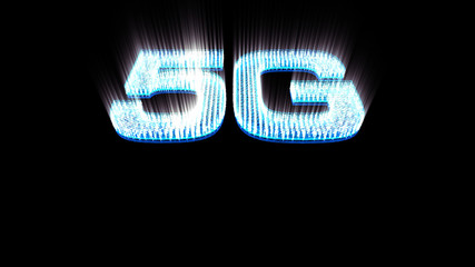 Futuristic holographic 5G digital wireless high speed fifth innovative generation for cellular network connectivity, high speed Internet broadband network