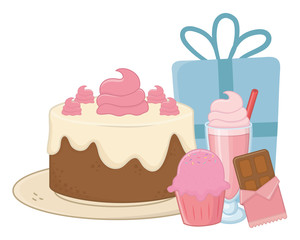 Happy birthday surprise design vector illustration