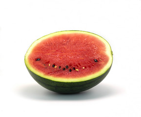 Watermelon sliced isolated on white background. 