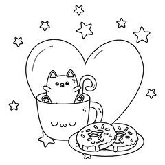 Isolated kawaii cartoon design vector illustration