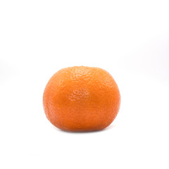 Orange fruit on a white background