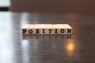 英語文字ブロック・POSITION