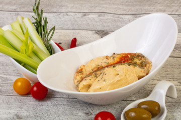 Vegan cuisine - Humus