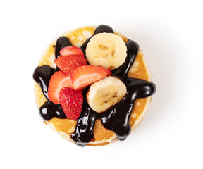 Pancakes with fresh berry