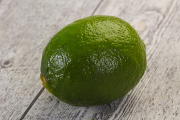 Ripe green lime