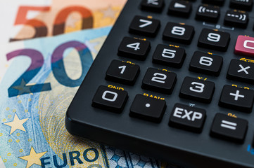 Taschenrechner Finanzen Eurogeld 