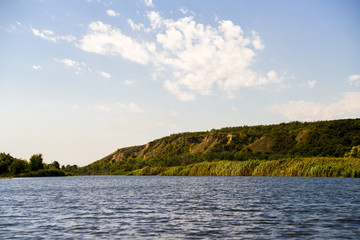 river in the mountains