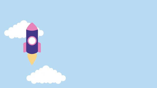 rocket launcher start up animation