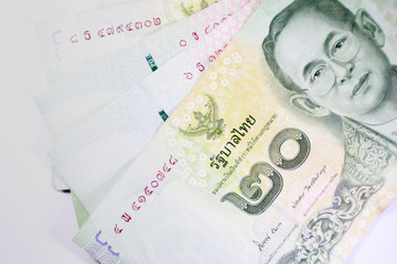 Saving money concept preset by Male hand putting money coin stack growing business