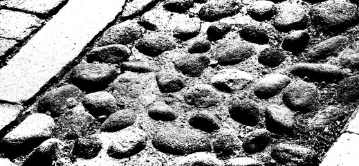 Hintergrund Pflastersteine abstrakt künstlerisch modern