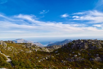Fototapeta na wymiar View from Table Mountain 2