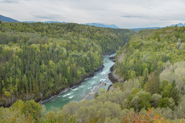 Obraz premium River view near Hazelton