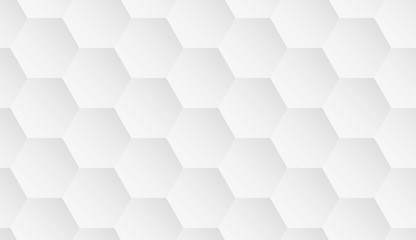 Fototapeta premium 六角形パターン（ホワイト系）