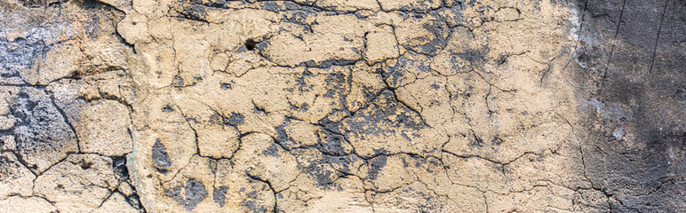Concrete wall in the old house