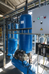 Fototapeta na wymiar Membrane water deaeration system for power & steam generation