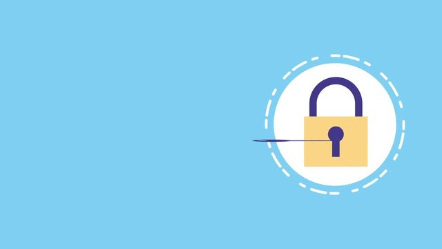 safe secure padlock with key