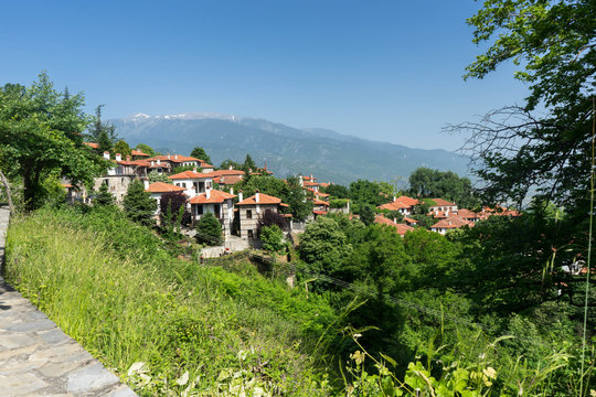 Palaios Panteleimonas, greek traditional village, near Platamonas, on the Olymp riviera, in Greece