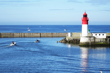 France. Bretagne. The harbor of Le Guilvinec