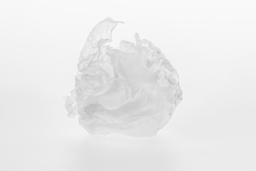 Naklejka premium Crumpled sheet of paper
