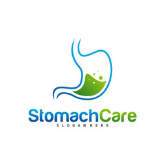 Stomach Care Logo Design Concept Vector, Health Stomach Logo Design Template, Colorful, Emblem, Design Concept, Creative Symbol, Icon