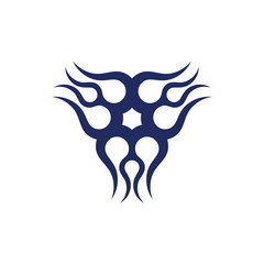 Fototapeta premium triangle grunge design logo vector