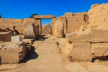Karnak Temple Complex, commonly known as Karnak comprises a vast mix of decayed temples, chapels, pylons, and other buildings in Luxor, Egypt