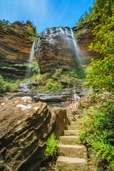 beautiful waterfalls, wentworth falls, blue mountains, australia 61