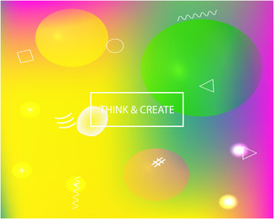 Trendy fresh banner.