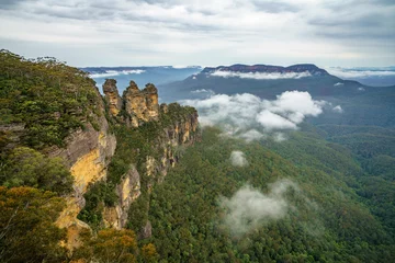 Photo sur Plexiglas Trois sœurs three sisters from echo point in the blue mountains national park, australia