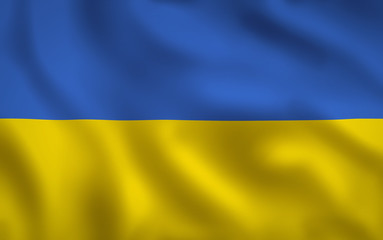 Ukrainian Flag Image Full Frame