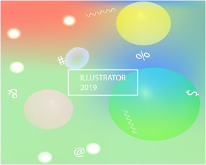Modern concept in color pattern.