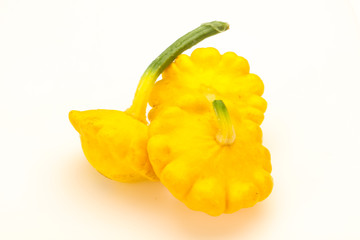 Fresh ripe tasty patisson ready for cooking