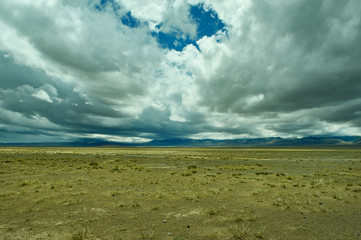 Mountain plateau in the area Zavkhan River
