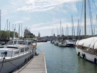 Fototapeta na wymiar Port de Plaisance de La Rochelle en Charente-Maritime