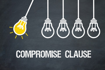 Fototapeta premium Compromise clause 