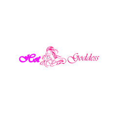lady goddes logo icon